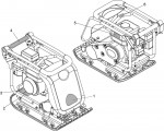 Altrad Belle PCX 20/45 & 20/50 Compactor Plate Spare Parts - Decals